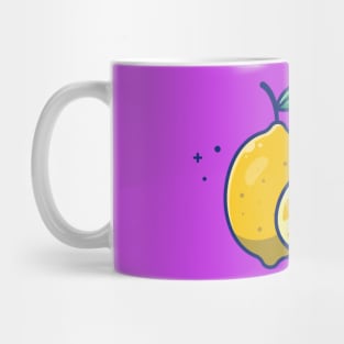 Lemon And Slices Of Lemon Cartoon Mug